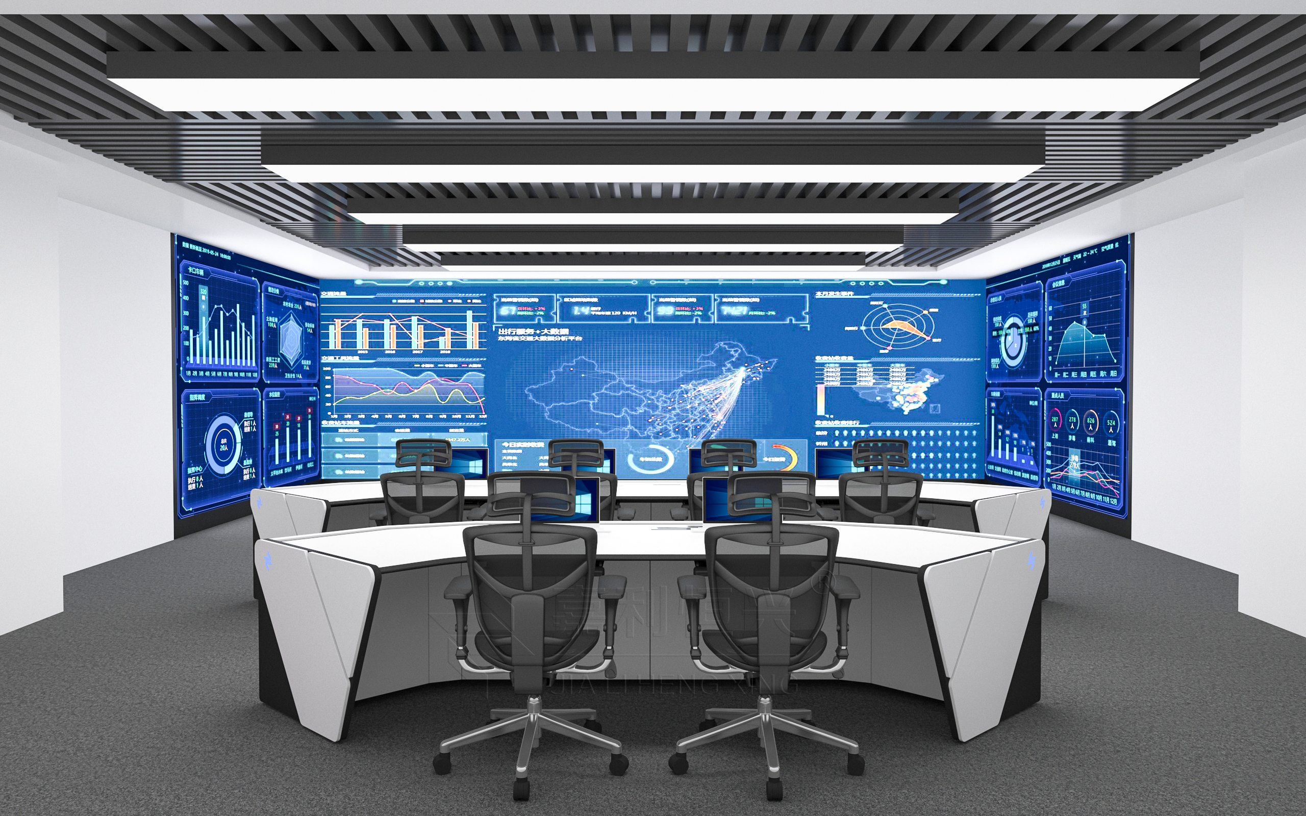 <b>指挥中心控制台：安全与可靠的值守者</b>
